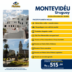 Pacote Completo para Montevidéu