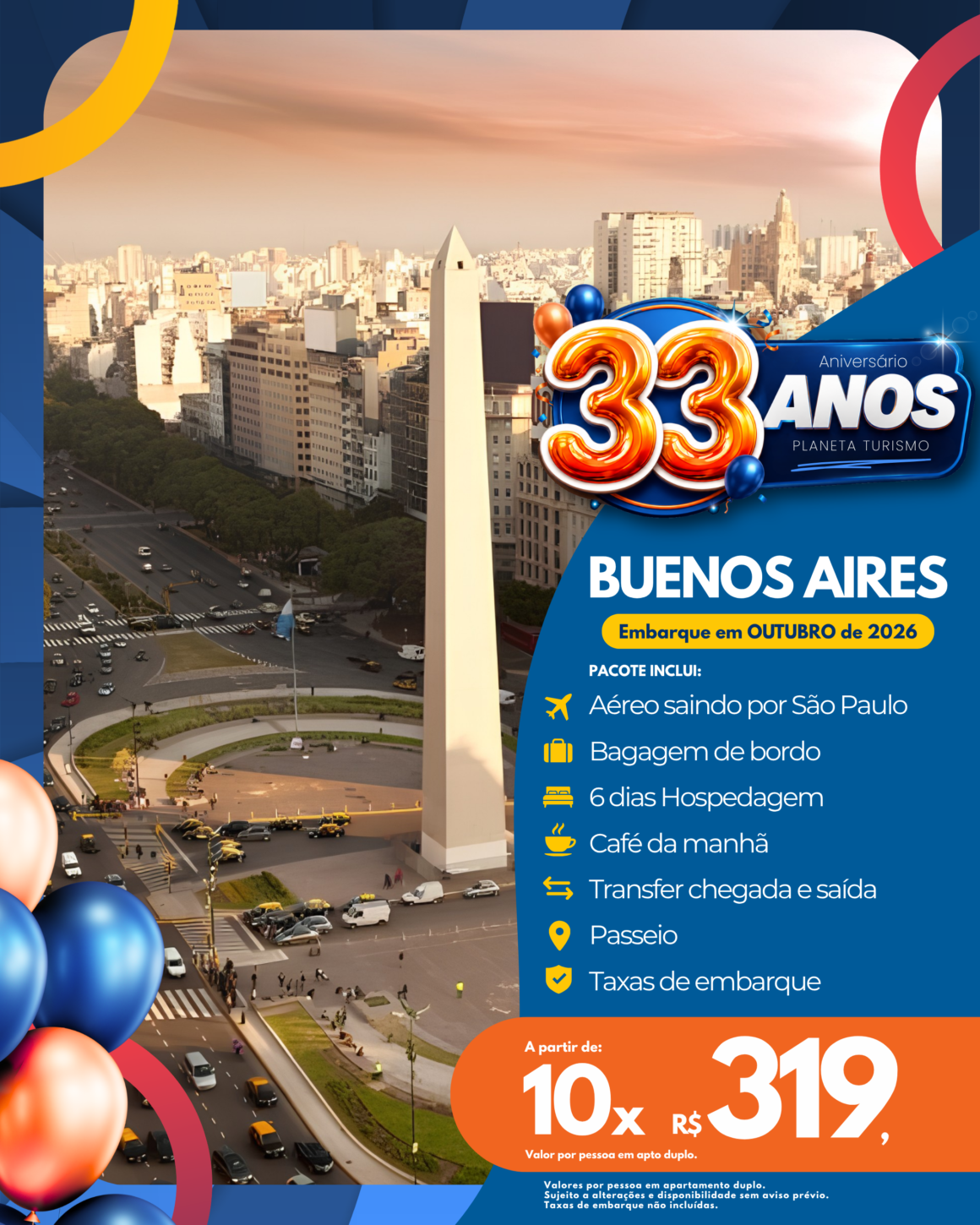 Pacote para Buenos Aires com Aereo e Passeio em 2026 Pacote para Buenos Aires com Aereo e Passeio em 2026